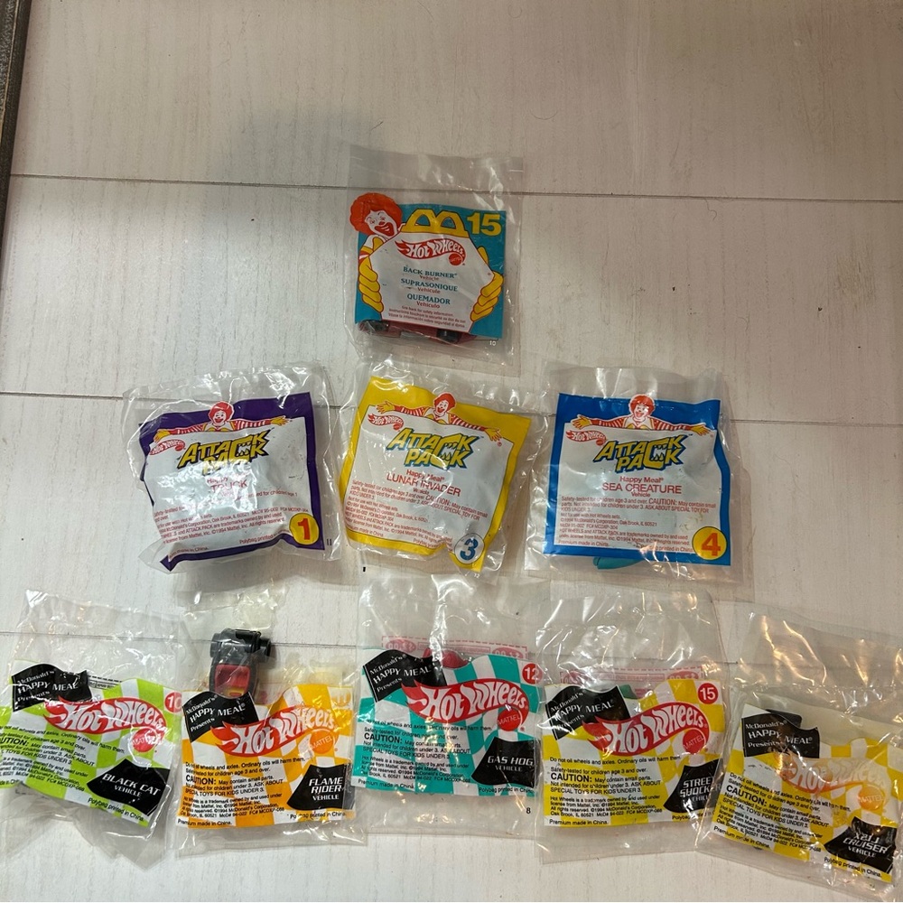 Vintage McDonald’s 1994 Hot Wheels Misc Series‎ NEW